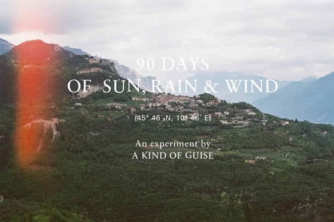 90 Days of Sun, Rain and Wind