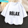 Áo thun unisex in chữ relax hiệu ứng mờ, áo phông unisex tay lỡ form rộng, áo thun unisex vải cotton jteeman jt21 2 Áo thun unisex in chữ relax hiệu ứng mờ, áo phông unisex tay lỡ form rộng, áo thun unisex vải cotton jteeman jt21 trắng