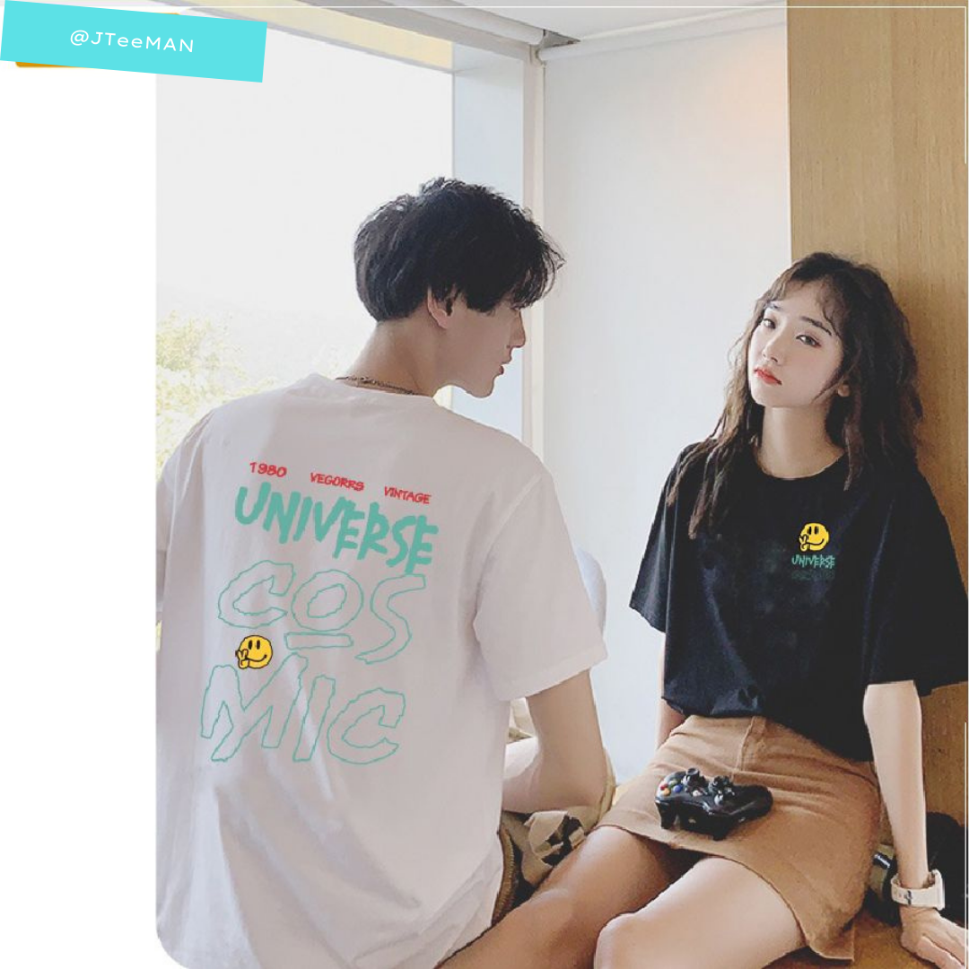 Áo thun unisex in hình đẹp, áo phông unisex tay lỡ form rộng, áo thun unisex nam nữ vải cotton jteeman jt20 trắng 2 Áo thun unisex in hình đẹp, áo phông unisex tay lỡ form rộng, áo thun unisex nam nữ vải cotton jteeman jt20 trắng 2
