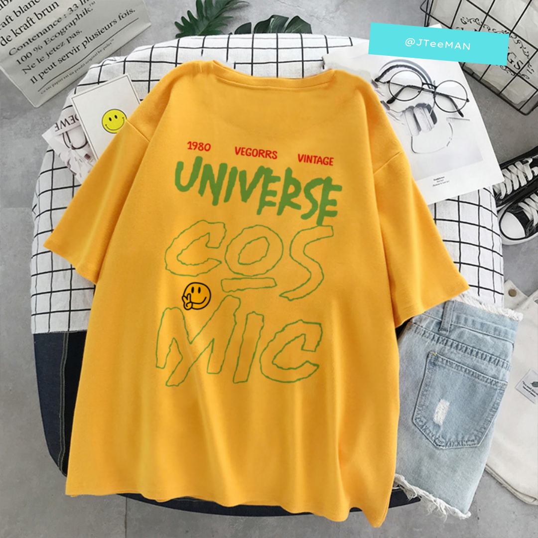 Áo thun unisex in hình đẹp, áo phông unisex tay lỡ form rộng, áo thun unisex nam nữ vải cotton jteeman jt20 vàng Áo thun unisex in hình đẹp, áo phông unisex tay lỡ form rộng, áo thun unisex nam nữ vải cotton jteeman jt20 vàng
