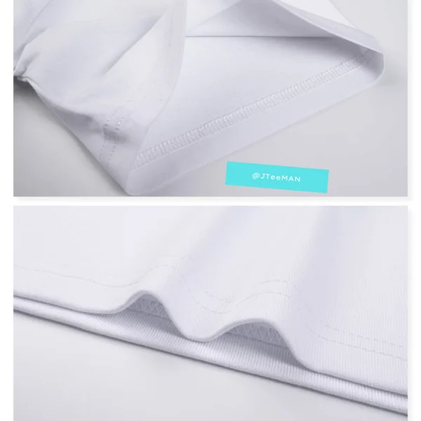 Áo thun unisex tay lỡ form rộng in họa tiết miệng cười jteeman, áo thun unisex phong cách cá tính vải cotton jt25 trắng 4