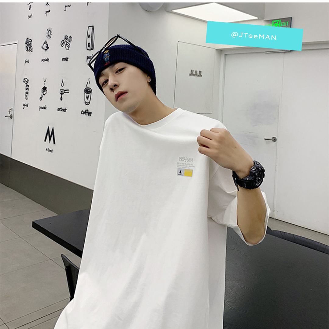 Áo thun nam cổ tròn jteeman, áo phông tay lỡ unisex phong cách hồng kông áo tay lỡ vải cotton cao cấp jt06 1 Áo thun nam cổ tròn jteeman, áo phông tay lỡ unisex phong cách hồng kông áo tay lỡ vải cotton cao cấp jt06 1