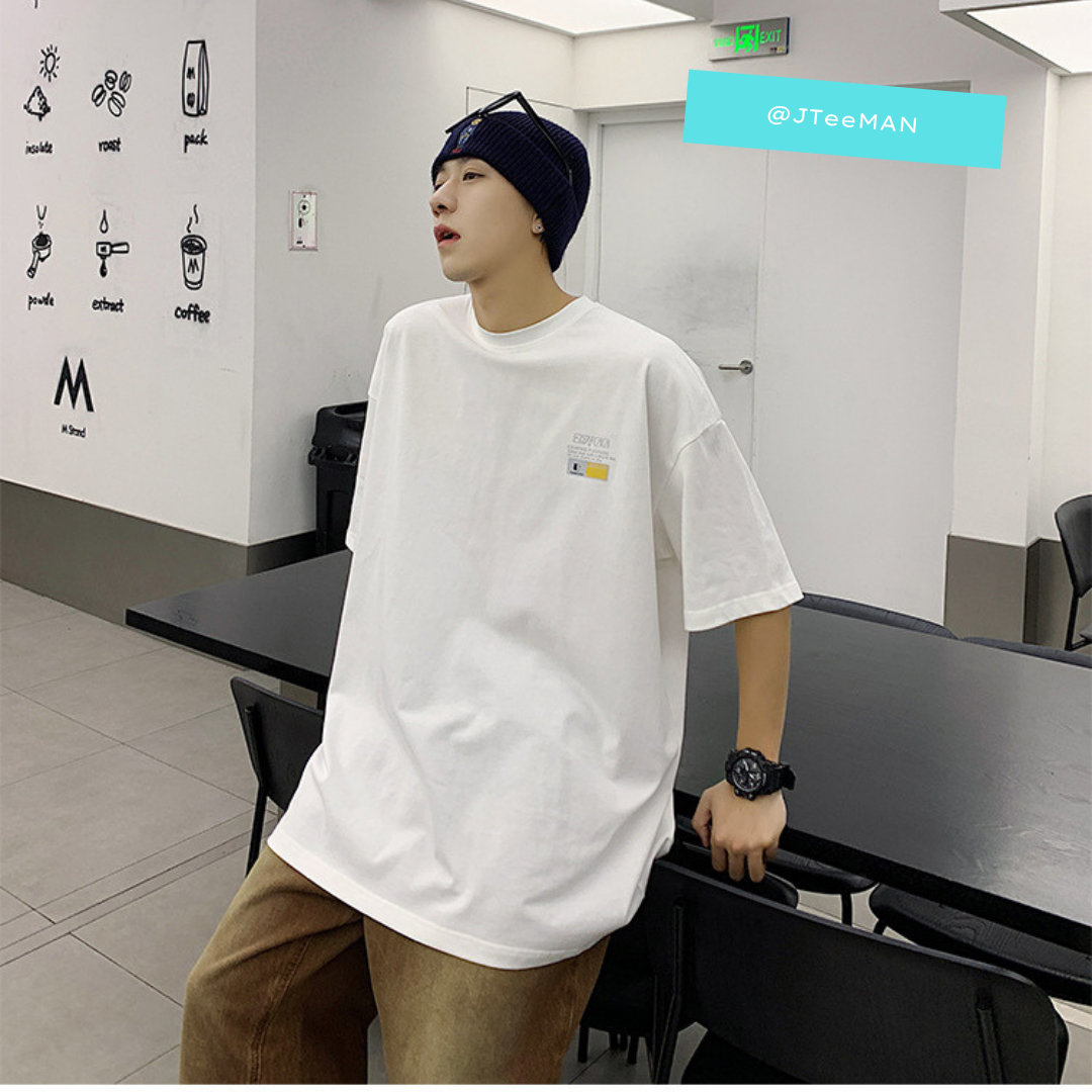 Áo thun nam cổ tròn jteeman, áo phông tay lỡ unisex phong cách hồng kông áo tay lỡ vải cotton cao cấp jt06 2 Áo thun nam cổ tròn jteeman, áo phông tay lỡ unisex phong cách hồng kông áo tay lỡ vải cotton cao cấp jt06 2