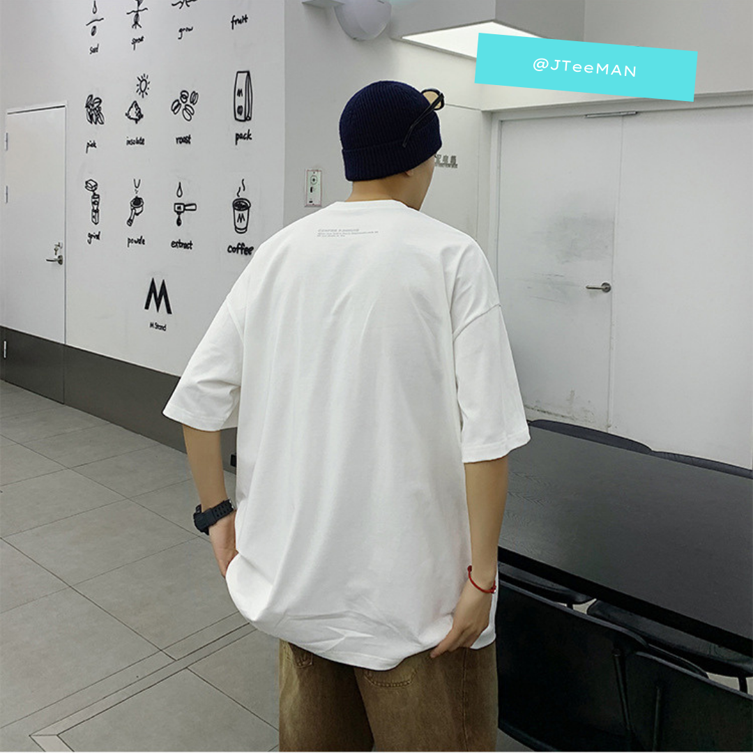 Áo thun nam cổ tròn jteeman, áo phông tay lỡ unisex phong cách hồng kông áo tay lỡ vải cotton cao cấp jt06 3 Áo thun nam cổ tròn jteeman, áo phông tay lỡ unisex phong cách hồng kông áo tay lỡ vải cotton cao cấp jt06 3