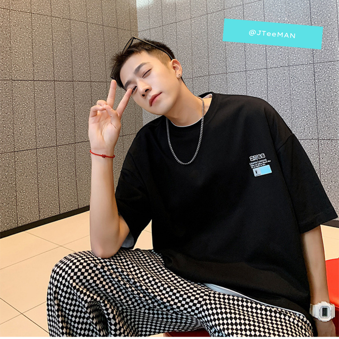 Áo thun nam cổ tròn jteeman, áo phông tay lỡ unisex phong cách hồng kông áo tay lỡ vải cotton cao cấp jt06 7 Áo thun nam cổ tròn jteeman, áo phông tay lỡ unisex phong cách hồng kông áo tay lỡ vải cotton cao cấp jt06 7