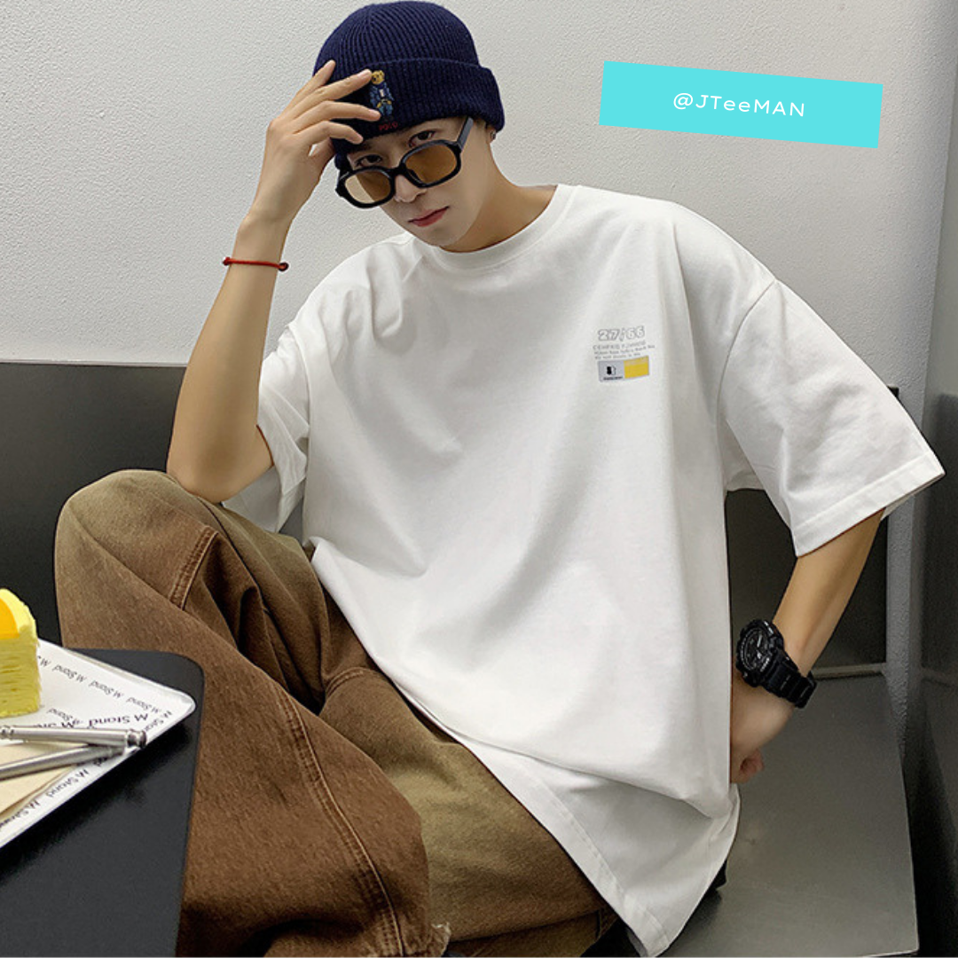 Áo thun nam cổ tròn jteeman, áo phông tay lỡ unisex phong cách hồng kông áo tay lỡ vải cotton cao cấp jt06 Áo thun nam cổ tròn jteeman, áo phông tay lỡ unisex phong cách hồng kông áo tay lỡ vải cotton cao cấp jt06