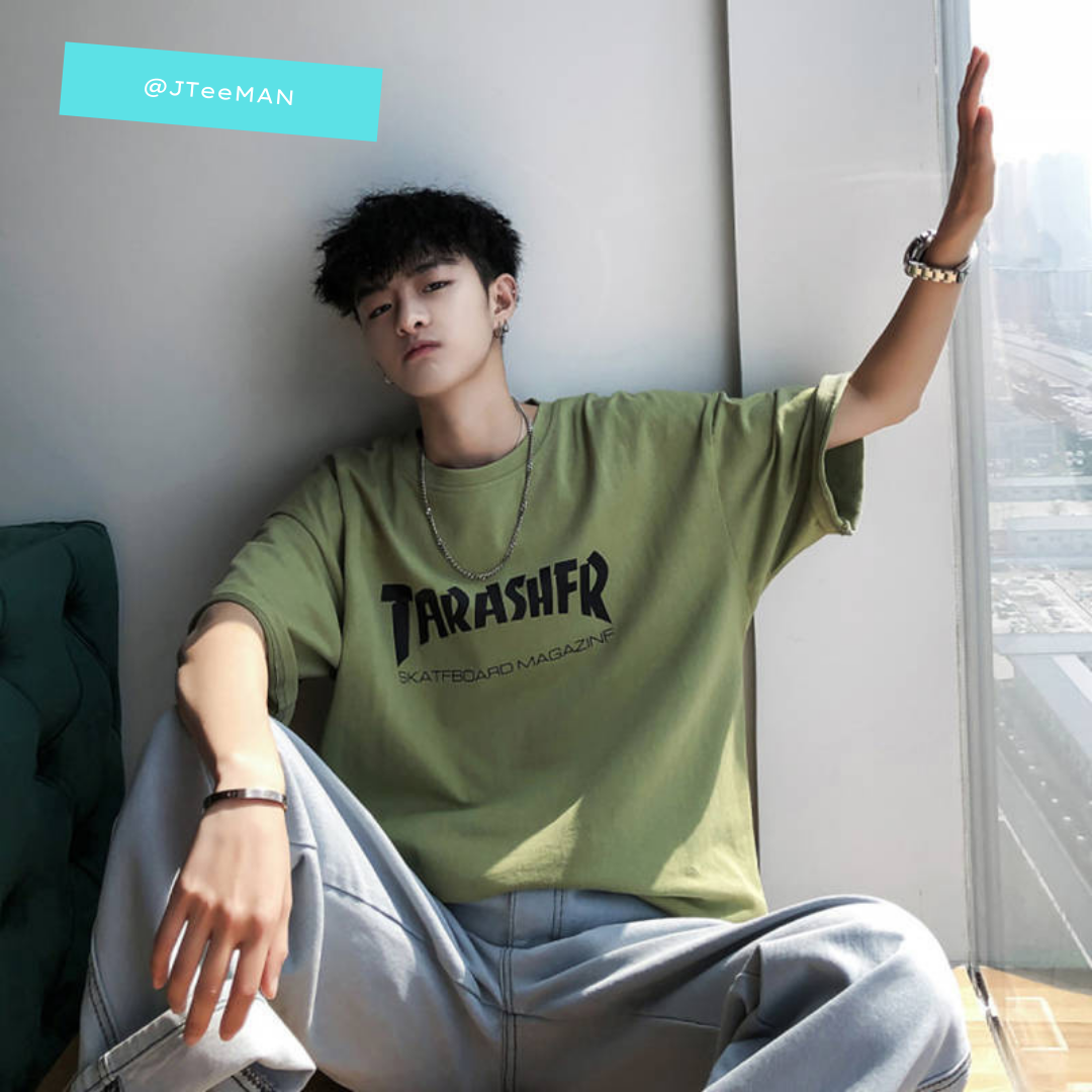 Áo thun unisex form rộng jteeman, áo thun nam tay lỡ in chữ tarashfr, áo thun nam tay ngắn vải cotton thoáng mát jt9 3 Áo thun unisex form rộng jteeman, áo thun nam tay lỡ in chữ tarashfr, áo thun nam tay ngắn vải cotton thoáng mát jt9 3