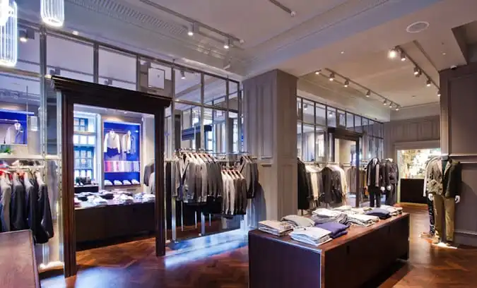 Aquascutum New Great Marlborough Street Store - Internal