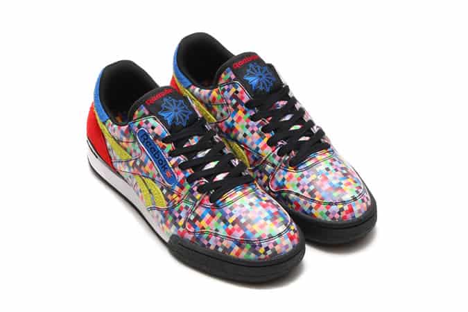 Reebok x atmos instapump fury / phase 1 pro neon digi camo pack trainers