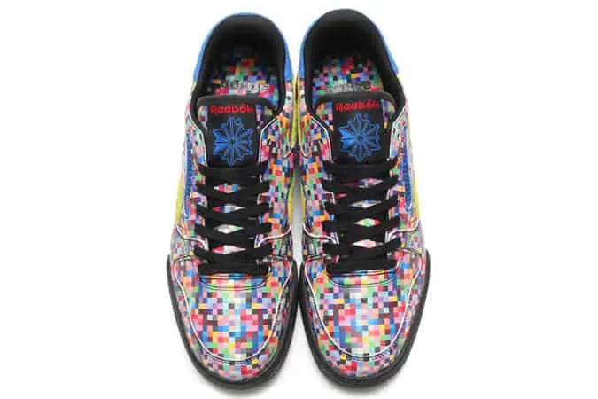 Reebok x atmos instapump fury / phase 1 pro neon digi camo pack trainers