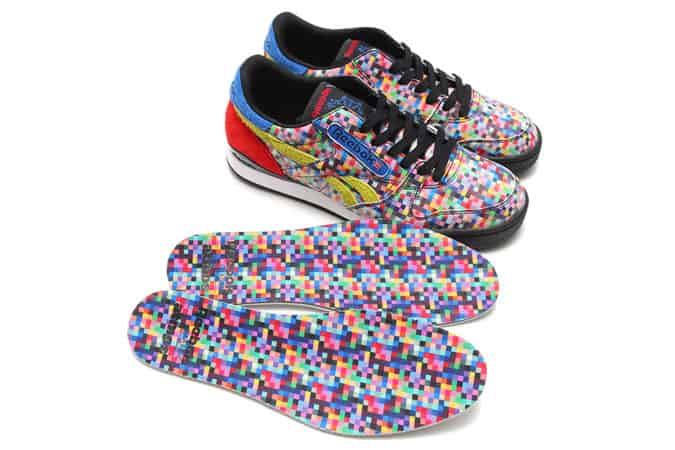 Reebok x atmos instapump fury / phase 1 pro neon digi camo pack trainers