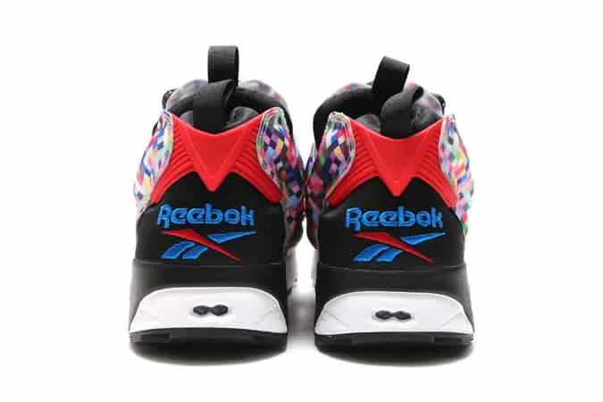Reebok x atmos instapump fury / phase 1 pro neon digi camo pack trainers