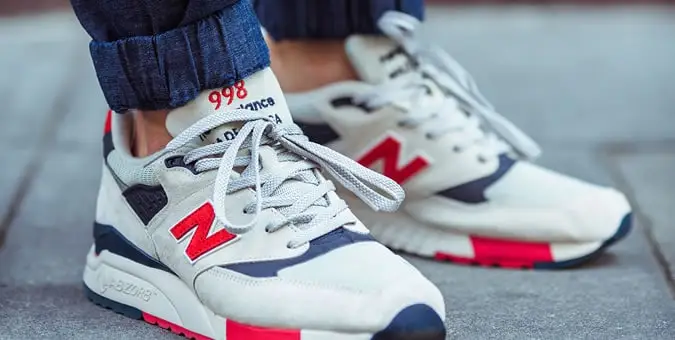 J. Crew x New Balance 998 Huấn luyện viên Ngày Quốc khánh