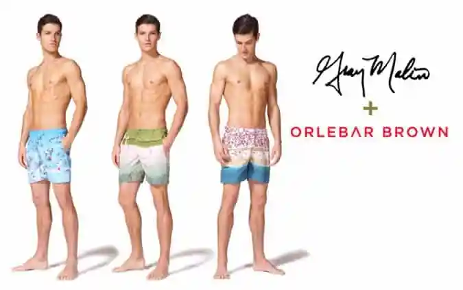 Quần short bơi orlebar brown x grey malin