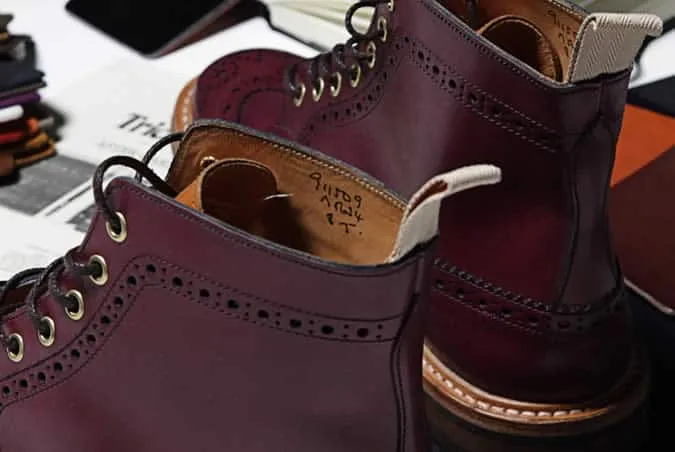 Tricker x end hunting co. Oxblood brogues