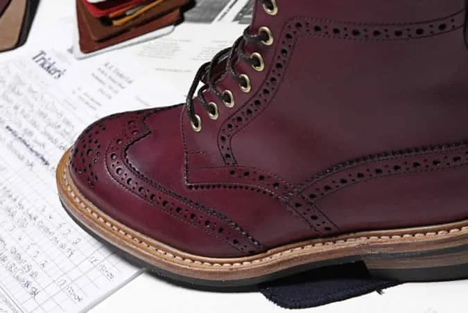 Tricker x end hunting co. Oxblood brogues