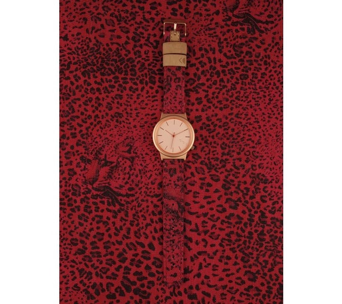 Đồng hồ komono: dòng wizard print 14 Đồng hồ komono red leopard
