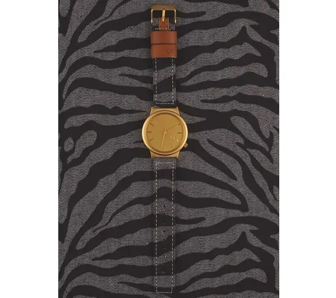 Đồng hồ denim zebra komono