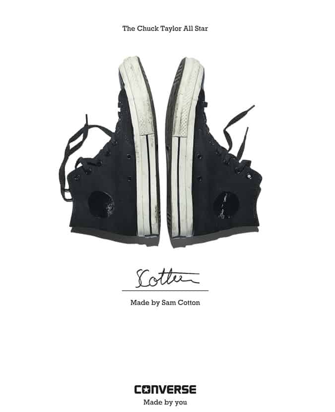 Chiến dịch converse made by you 1 Chân dung chiến dịch converse made by you