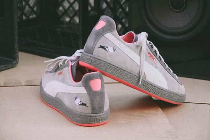 Staple x puma 'pigeon' suede trainers 1 Staple x puma pigeon suede