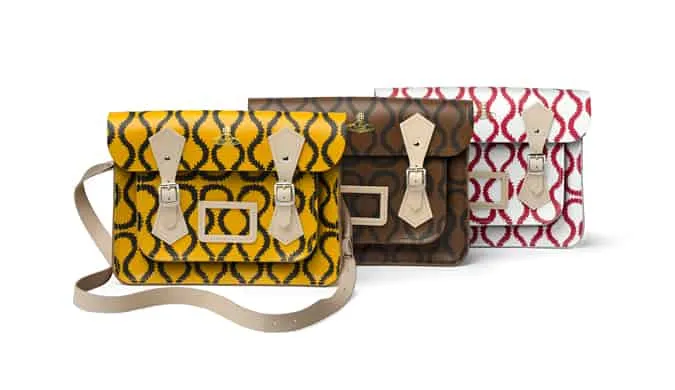 Bộ sưu tập cambridge satchel x vivienne westwood