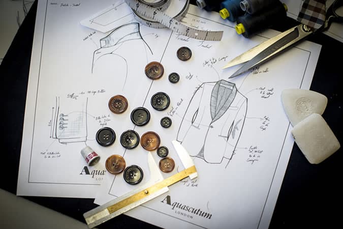 Aquascutum ra mắt lại made-to-measure 9 Dịch vụ đo lường của aquascutum