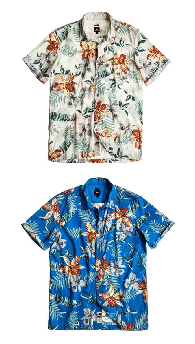 Áo sơ mi hawaii của quiksilver 'lagoon road' 2 Áo sơ mi hawaii quiksilver