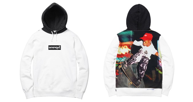 Comme des garçons x quần áo tối cao 16 Comme des garçons x supreme