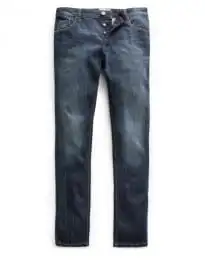 He by mango quần jean tim màu dark wash slim-fit