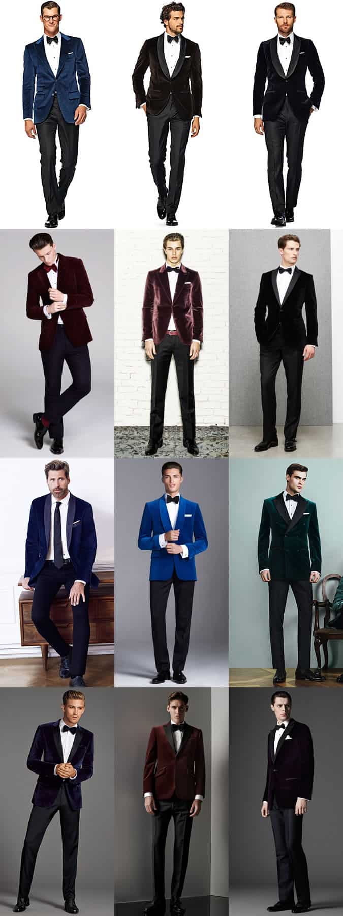 Áo khoác nhung nam - Lookbook lấy cảm hứng từ trang phục sang trọng
