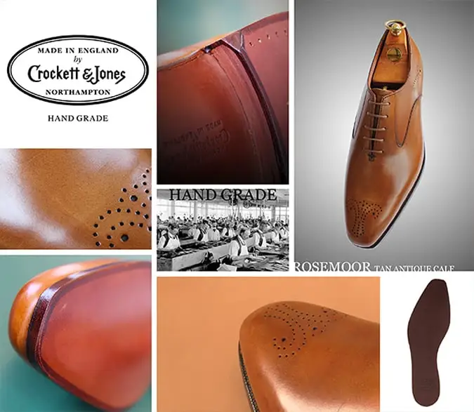 Crockett & jones - bộ sưu tập cấp bằng tay