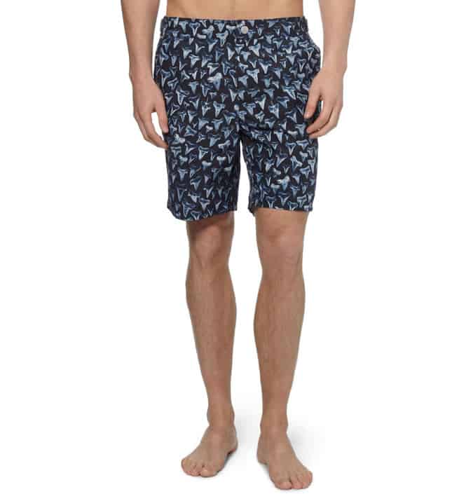 Quần short in hình răng cá mập của paul smith