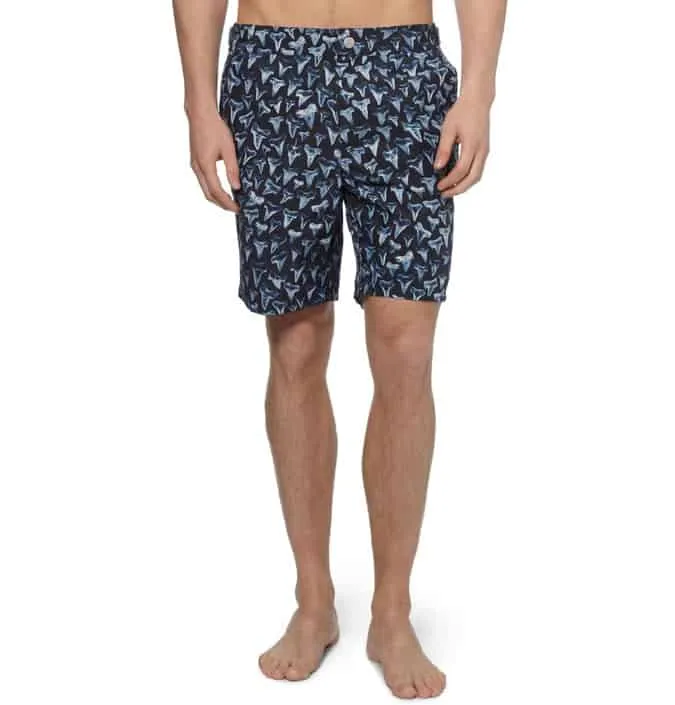 Quần short in hình răng cá mập của paul smith