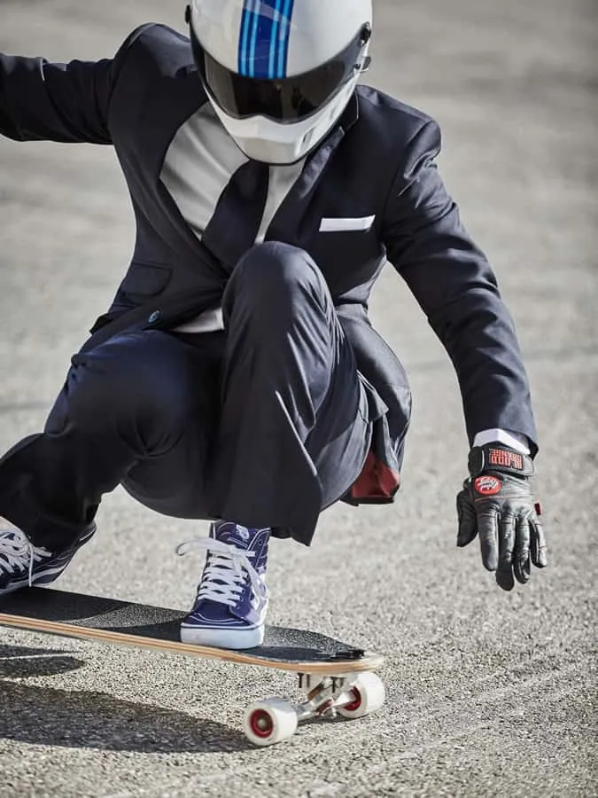 Hackett and williams racing suit