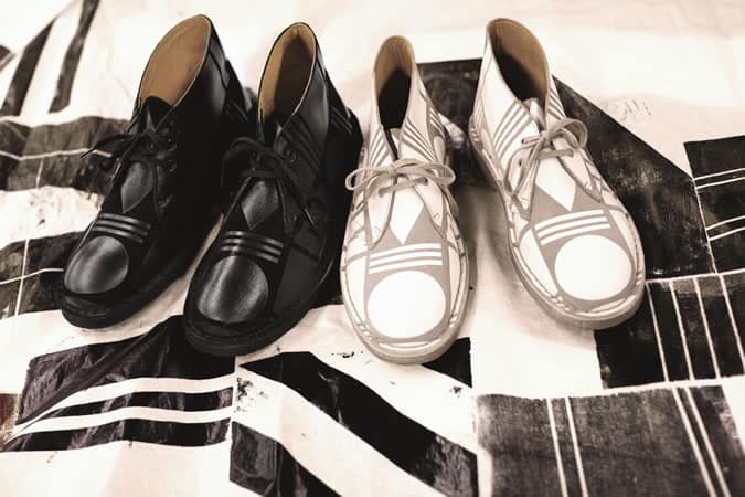 Patternity x clarks originals desert boots 9 Mẫu gốc x clarks
