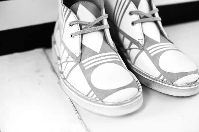 Patternity x clarks originals desert boots 10 Mẫu gốc x clarks