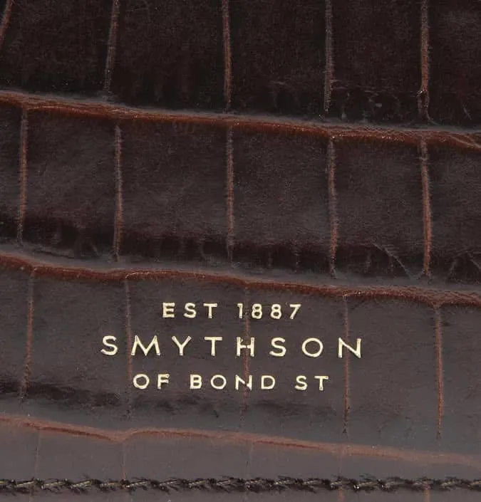 Bao da ipad mini bằng da cá sấu smythson