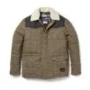 Puffa x harris tweed