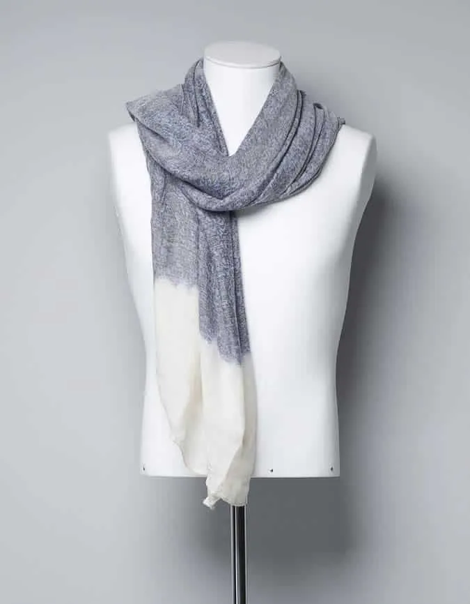 Zara Two-Tone Degrade Foulard