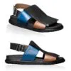 Marni fussbett leather sandals