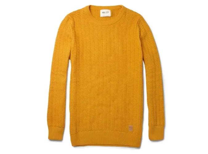 NN.07 Miho Textured-Cotton Sweater