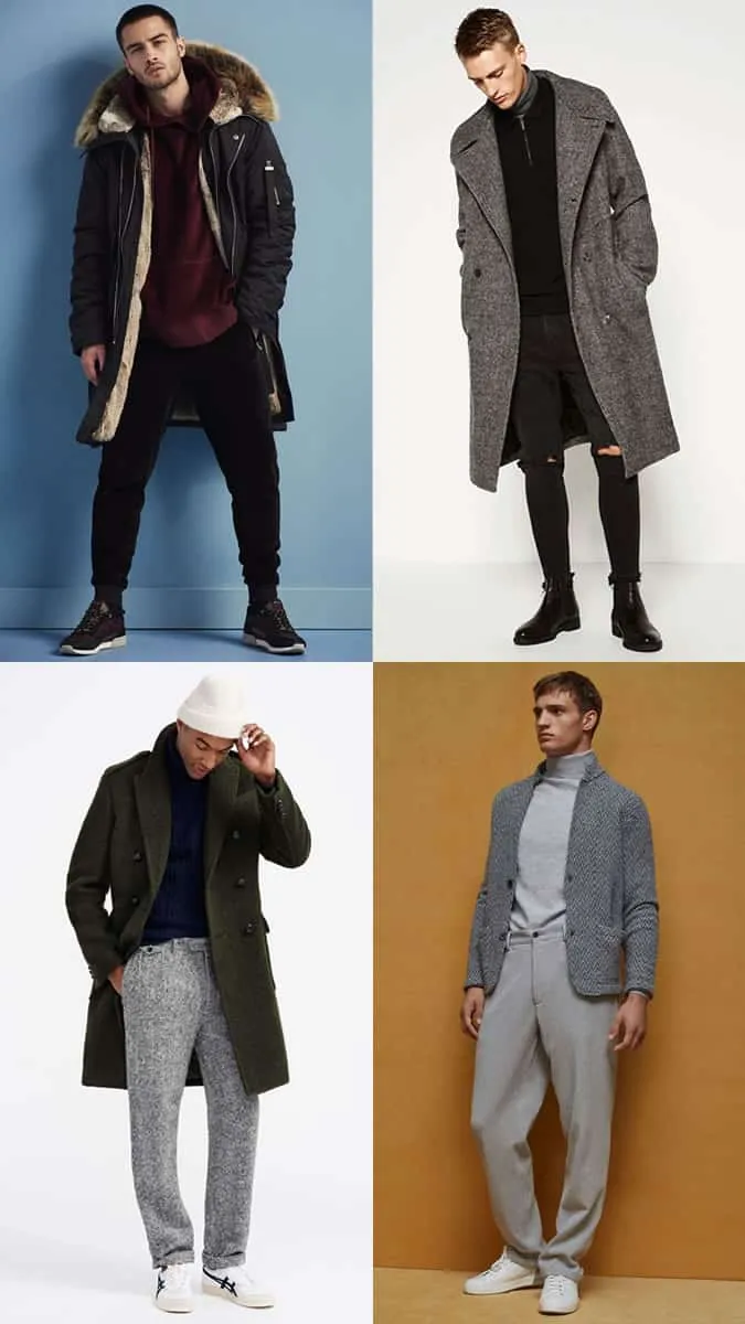 Cách mặc áo khoác oversized và quần ống rộng theo xu hướng