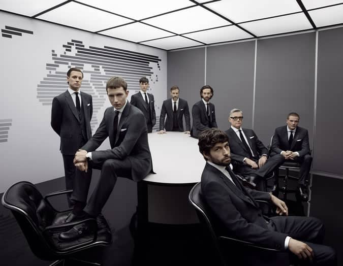 Sam riley cho bộ sưu tập ermenegildo zegna couture aw14