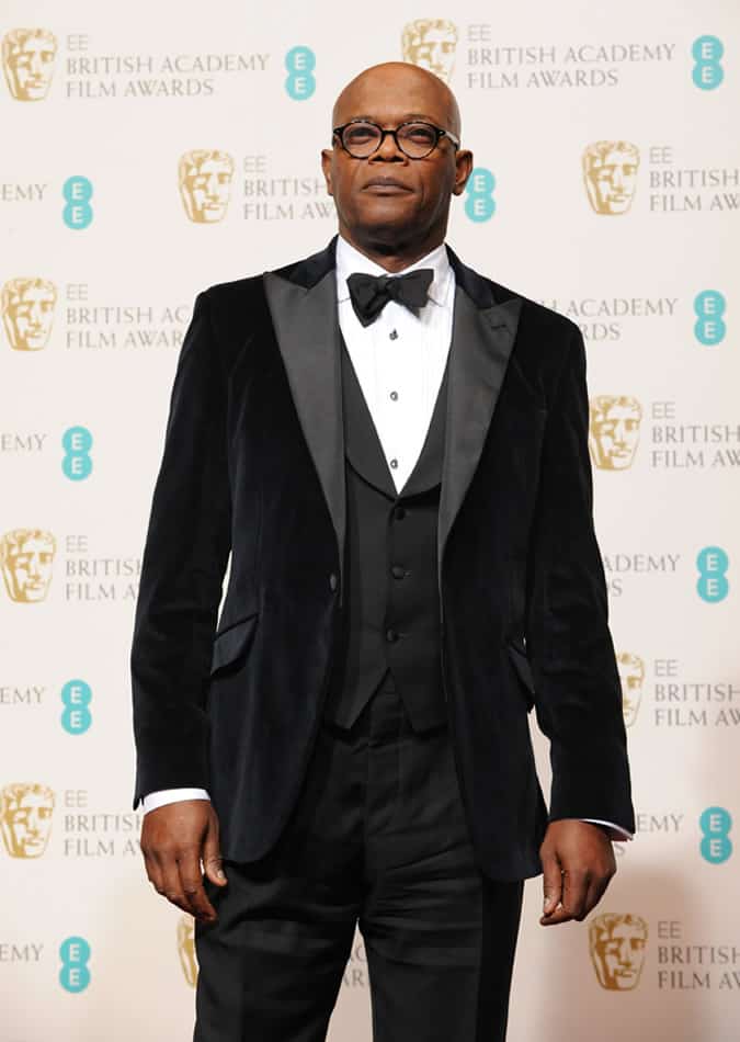 Hackett tại bafta's 2013 1 Samuel l jackson - hackett tại bafta's 2013