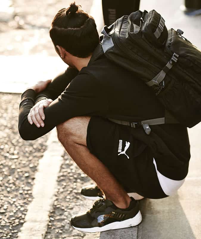 Puma trinomic black and white pack