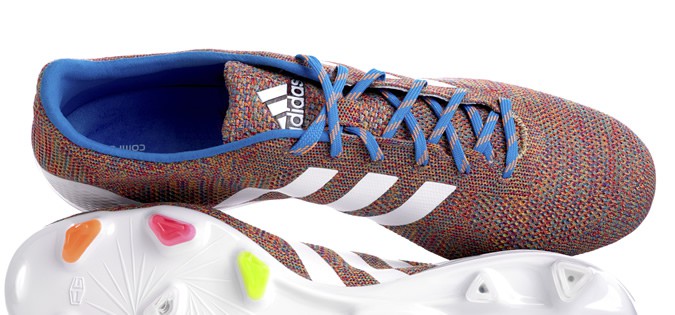 Adidas đã ra mắt giày bóng đá dệt kim đầu tiên trên thế giới