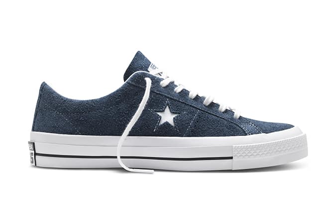 Converse one star hairy suede sneaker