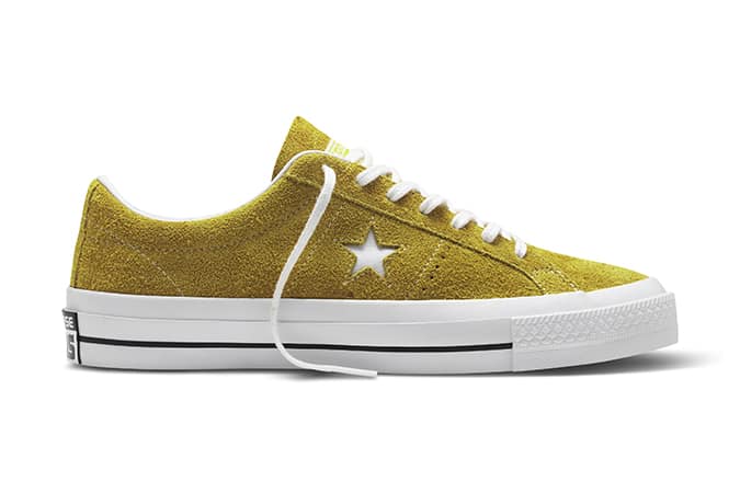 Converse one star hairy suede sneaker