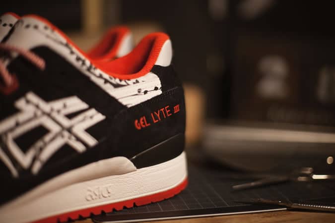 Asics x titolo 'papercut' gel lyte iii