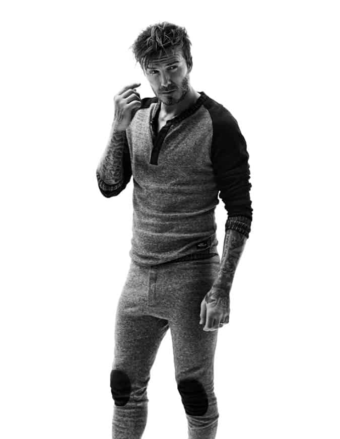 David beckham bodywear for h&m aw14